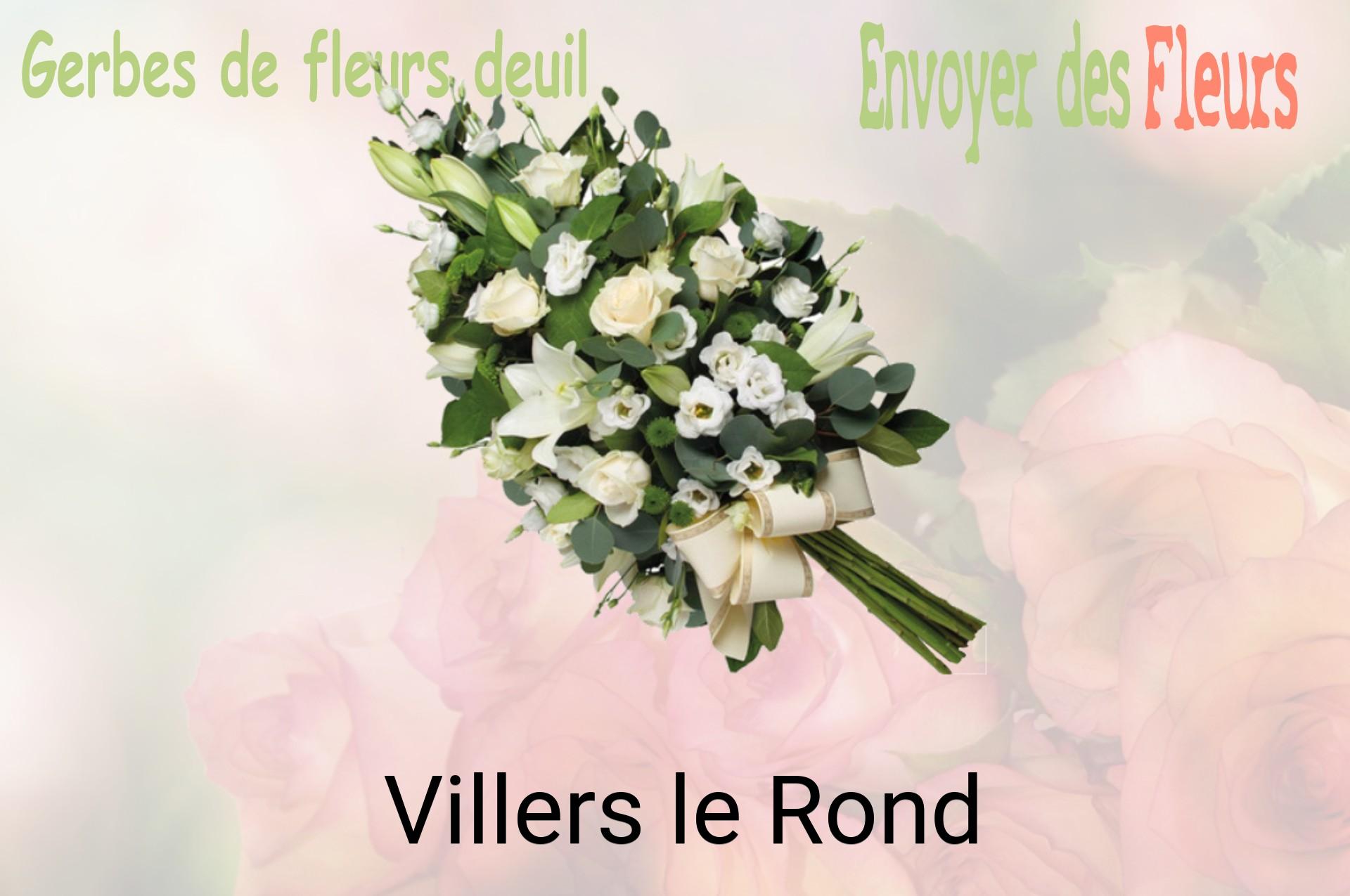 Gerbe de fleurs de deuil livrée à Villers-le-Rond